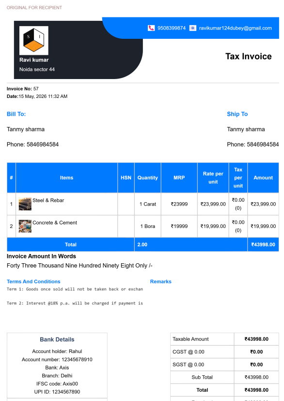 Double Devine Construction Bill