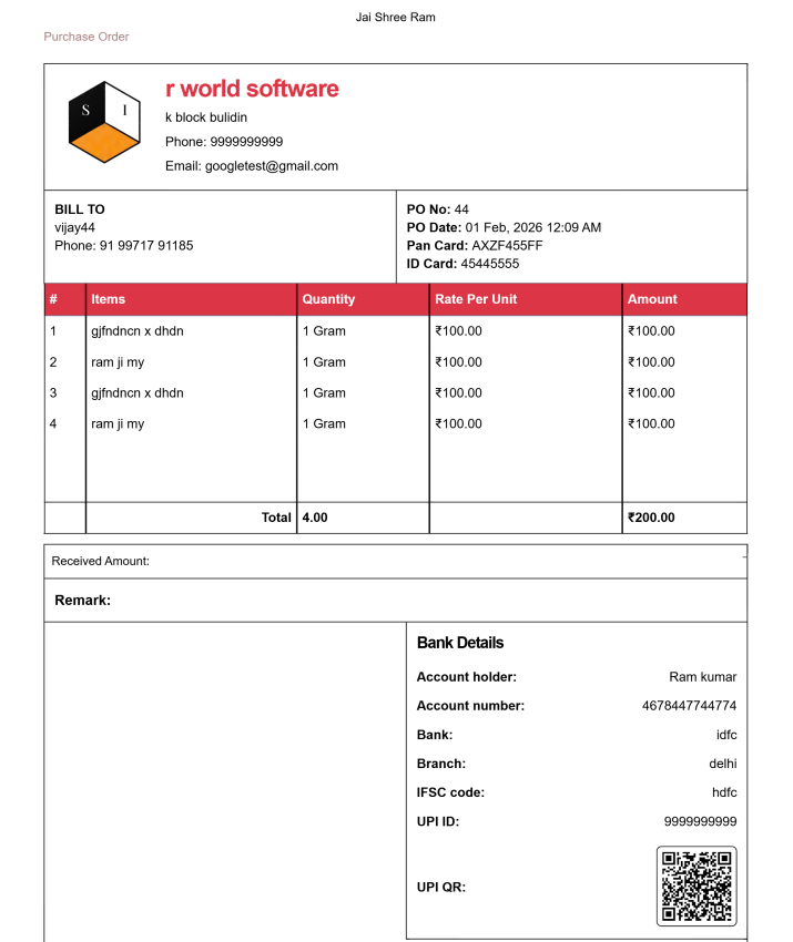 Stylish Quotation Template