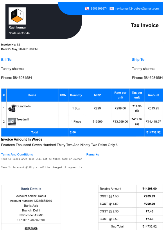 Double Devine Gym Bill