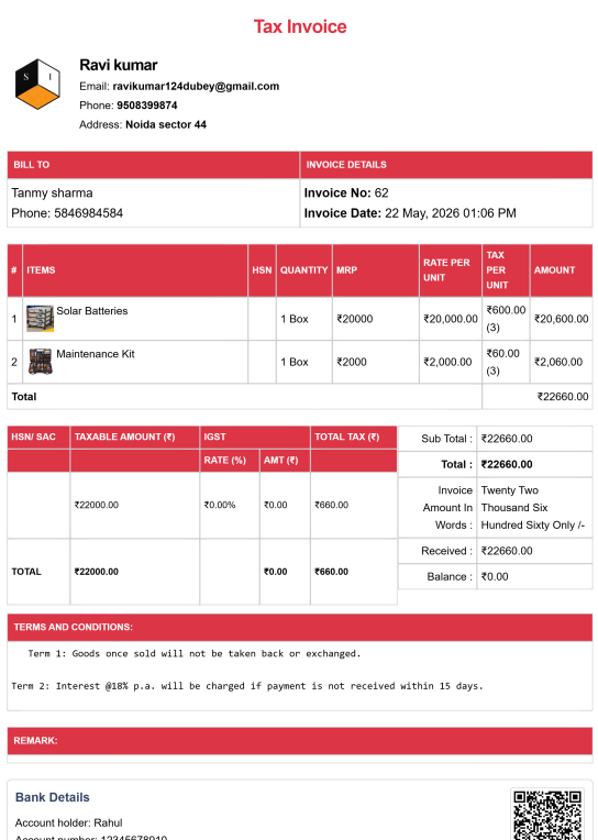 Tally Theme Transport Bill